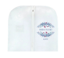 Personalised Bridesmaid Dress Bag Breathable Wedding Dress Cover Bags
