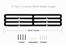 3 Tiers Universal Metal Medal