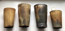 18th / 19th Century Cow’s Horn Beakers (collection of 4).