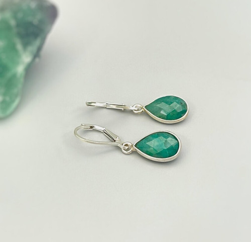Natural teardrop emerald - teardrop,