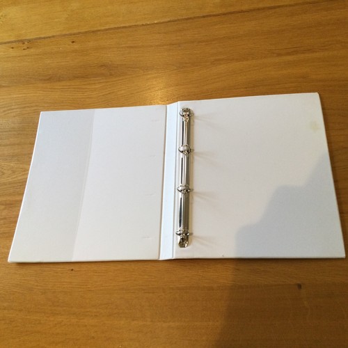 15mm binders white 4d - x, a4