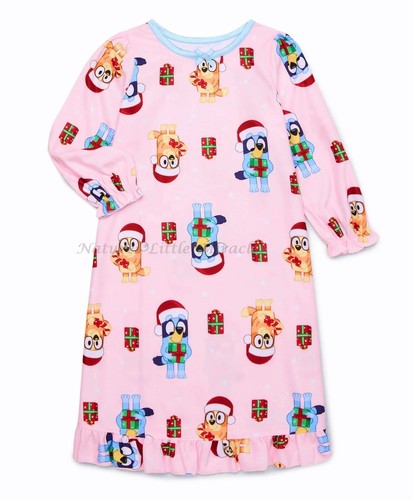 Bluey girls pajamas nightgown - girls,