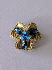 Vintage Sphinx Blue Crystal