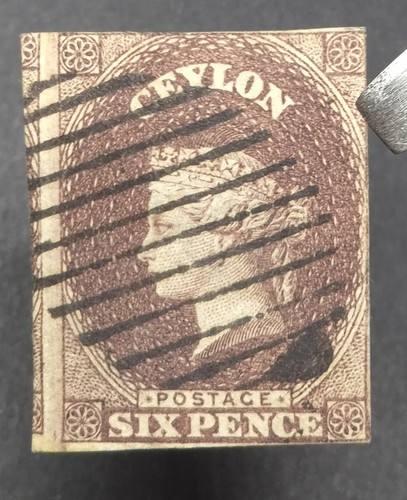 Ceylon classic 1857 purple - ceylon, 6d