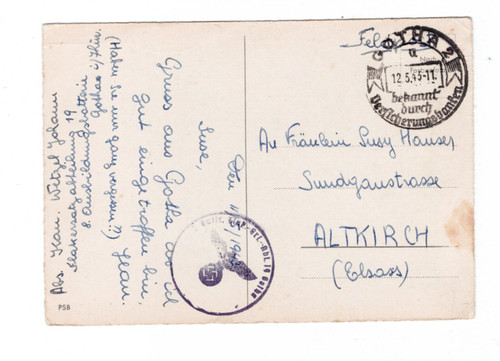 Field post 2nd wwii stamp - field,