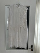 ASOS Design White Fringe