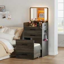 3 in 1 Vanity Desk Flip Top