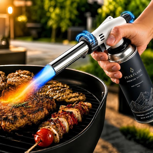 Butane blow torch flame gun - butane,
