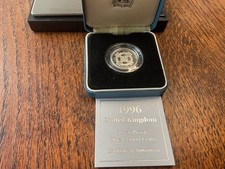 1998 UNITED KINGDOM Silver proof One pound collecters coin. MINT.