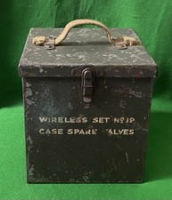 Wireless Set No 19 Spare Valves Case, WW2.