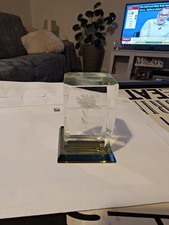 3D Laser Etched Clear Crystal