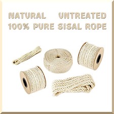Sisal Rope Twisted Braided