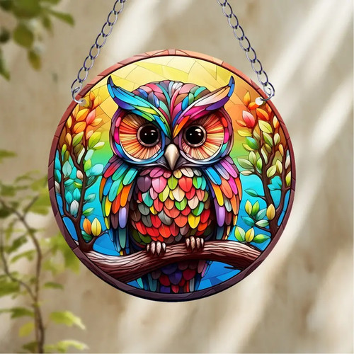 Sun catcher owl owls - catcher,