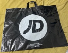 jd sports black carrier bag