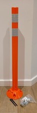 25 Bollards FG300 bases & bolts Pexco Orange Davidson Traffic Control unused