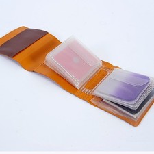 8 COKIN STYLE A SERIES SQ. FILTERS IN A CASE Mix of Cols. Gels & Stars #AD622