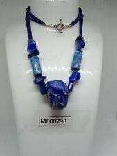 Handmade Afghan Tribal Kuchi With Authentic Lapis Stones Necklace, ME000798