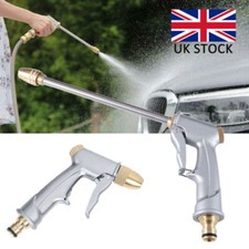 High Pressure Water Spray Car Wash Metal Gun Brass Nozzle Garden Hose Pipe Lawn