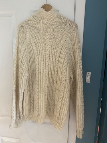 Hand knitted aran - knitted,