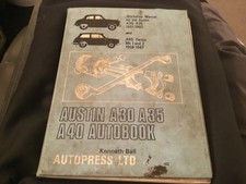 Austin A30 A35 A40 Workshop Manual 1951-67 - Autobook - Kenneth Ball - Vintage