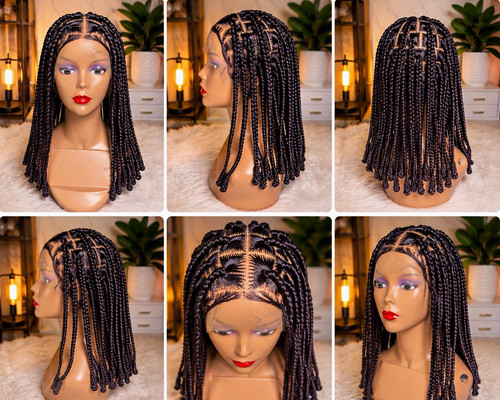 Black box braid wig - braid, lace