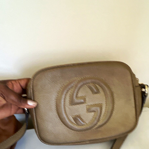 Gucci beige pebbled leather - gucci,