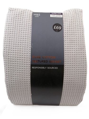 Home super king grey pure - king,