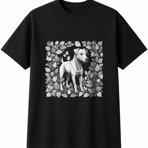 Patterdale terrier autumn - in,