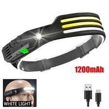 2X LED Head Torch Rechargeable