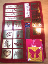 20 various Brass Stencils