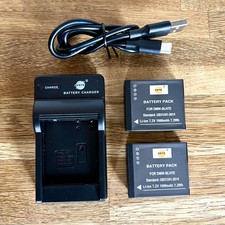 2x DMW-BLH7E Battery & Charger for Panasonic Lumix Cameras. Brand: DSTE