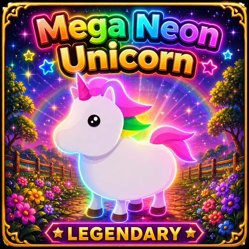 Mega neon unicorn - mega, (very
