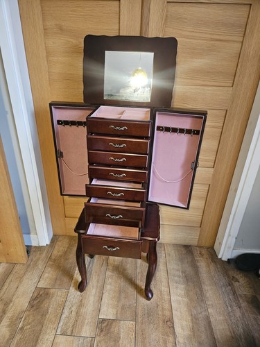 Vintage jewellery armoire - vintage,
