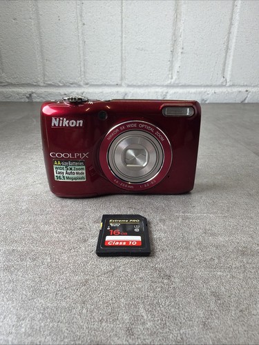 Nikon coolpix l26 - nikon, red