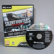Silent Hunter 5 Battle of the Atlantic PC DVD Game Ship Simulation Black Lime
