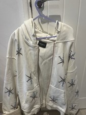 Unknown London rhinestone zip