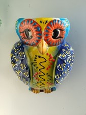 Spanish Ceramic Wall Owl