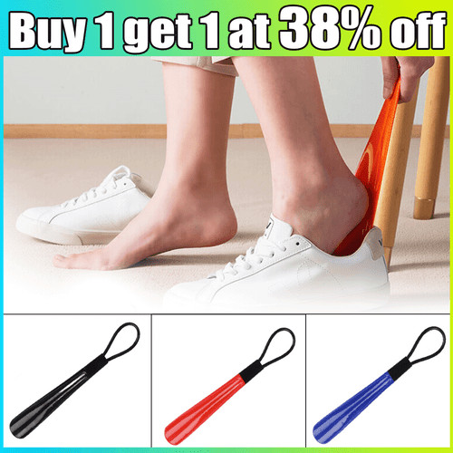 Long handled shoe - handled, plastic