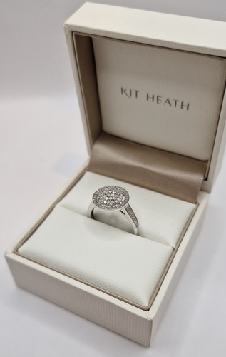 9ct white gold diamond - 9ct,
