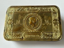 WW1 Brass Queen Mary Tin.