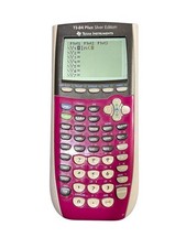 Taxes Instruments Ti-84 plus silver edition (purple) calculator working