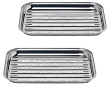 Gourmeo Bbq Grill Pan Set Of 2