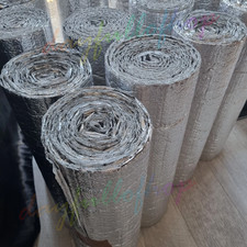 5M-25M Roll Double Bubble Foil Insulation Shed Commercial Floor Wall Roof Sheds