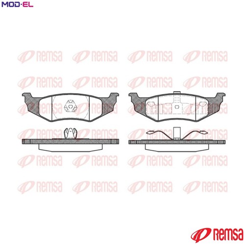 Brake pad set disc - pad,