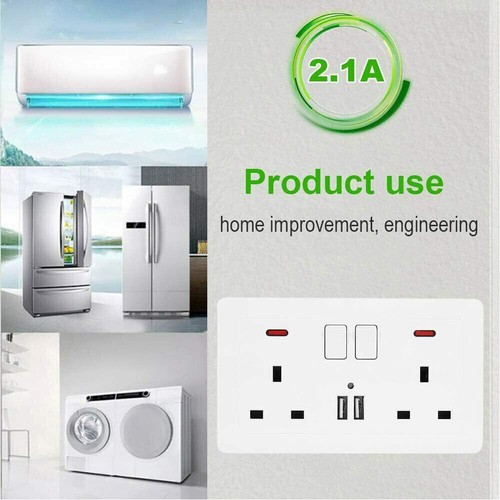 Double wall plug socket gang - 2,
