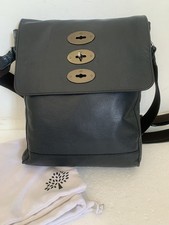Mulberry Blue Leather