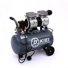 25L Litre Air Compressor Oil Free Quiet 60dB 220V 2.5HP 1400RPM 114L/min UK Plug