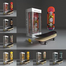 New Professional Finger Board SkateBoard, Wooden Deck Bearing Wheels Toy Gift