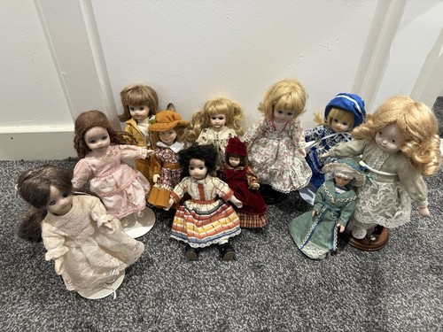 Vintage porcelain doll - vintage,
