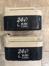 2 X Makita BH2420 Ni-MH 24V 2.0Ah Rechargeable Power Tool Batteries FAULTY